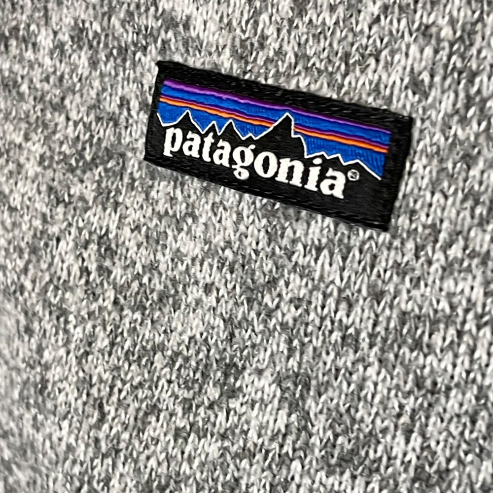Women's Better Sweater Patagonia Light Birch White Quarter-Zip Fleece Pullover - Picture 4 of 9